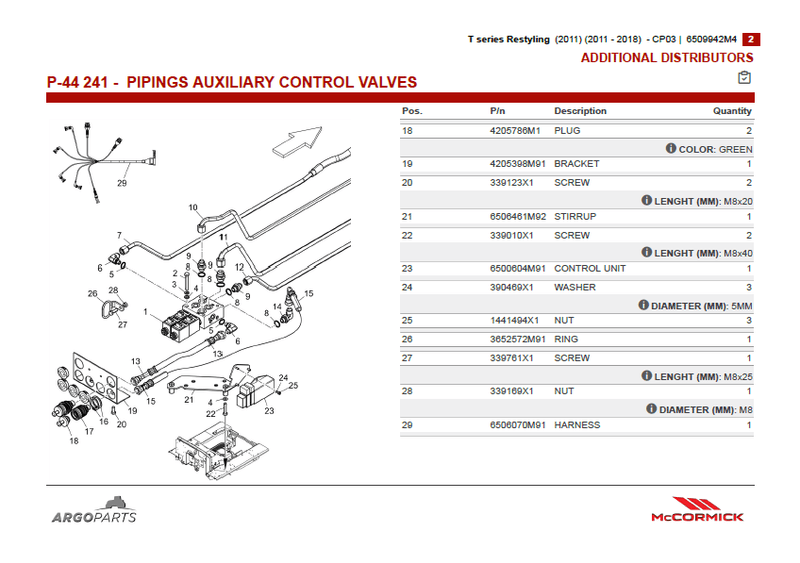 McCormick T80 Parts Catalog PDF | 2011 - 2018 | canopy cab