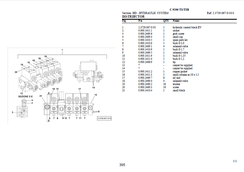 Deutz-Fahr C9206 TS TSB parts catalog (sn. 18000 - .......)