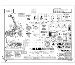 Manitou MLT527 parts catalog