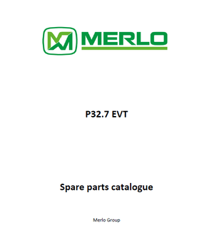 Merlo P32.7 EVT parts catalog