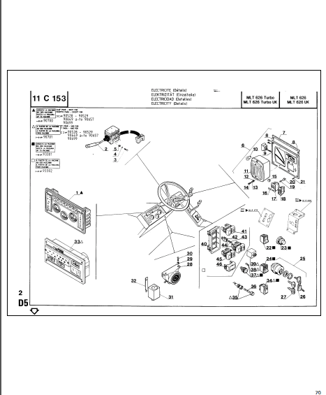 Manitou MLT626 Series1 parts catalog