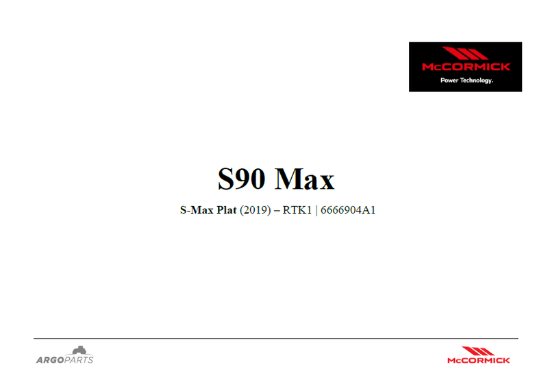 McCormick S90 Max Parts Catalog PDF | 2019 - ..... | canopy cab