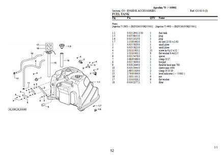 Deutz-Fahr Agrolux 75 parts catalog (sn. ZKDY2802W0RD55001 - .....)