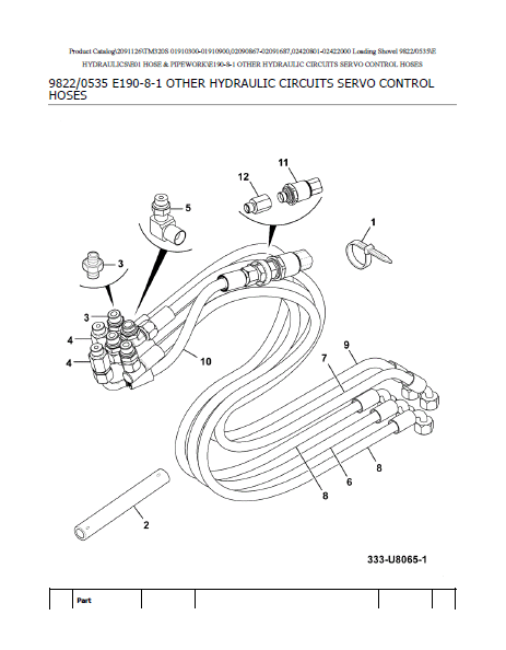 JCB TM320S parts catalog (sn. 01910300 - 01910900, 02090867 - 02091687, 02420801 - 02422000)