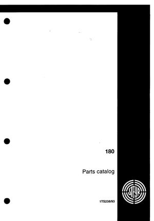 Steyr 180 Tractor Parts Catalog