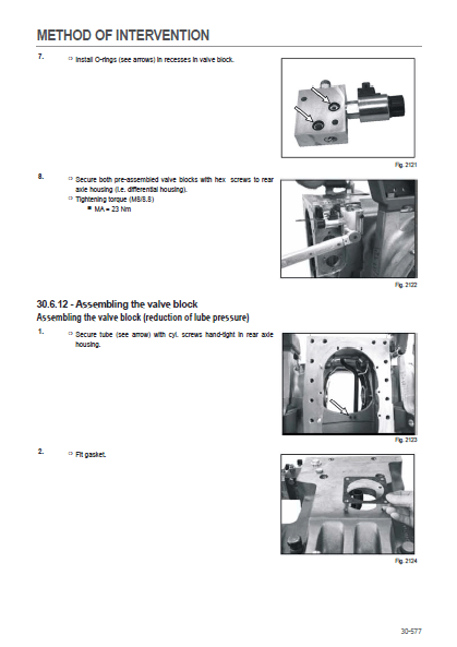 Deutz-Fahr Agrotron M420 Profiline workshop manual (sn. WSXR580400LD10010 - .....)