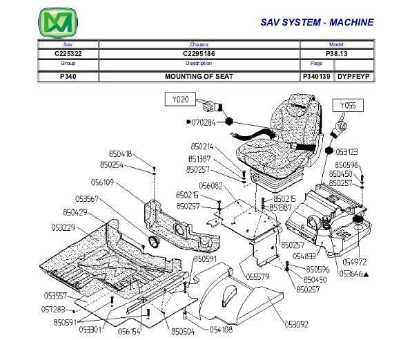 Merlo P38.13 parts catalog