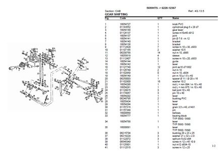 Deutz-Fahr 5690 HTS Combine Parts Catalog | sn 622812367–622812661