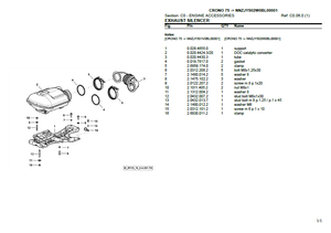 Lamborghini Crono 75 parts catalog (sn. NNZJY502W0BL00001 - .....)