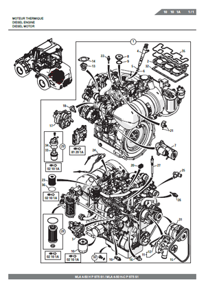 Manitou MLA4-50 H P ST5 S1 parts catalog