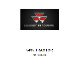 Massey Ferguson 5435 parts catalog (2008 - 2013, Tier3)