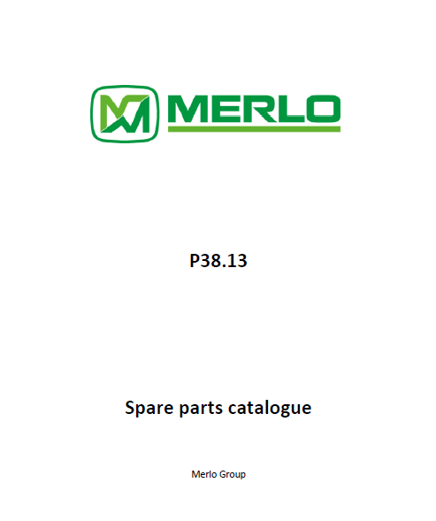 Merlo P38.13 parts catalog