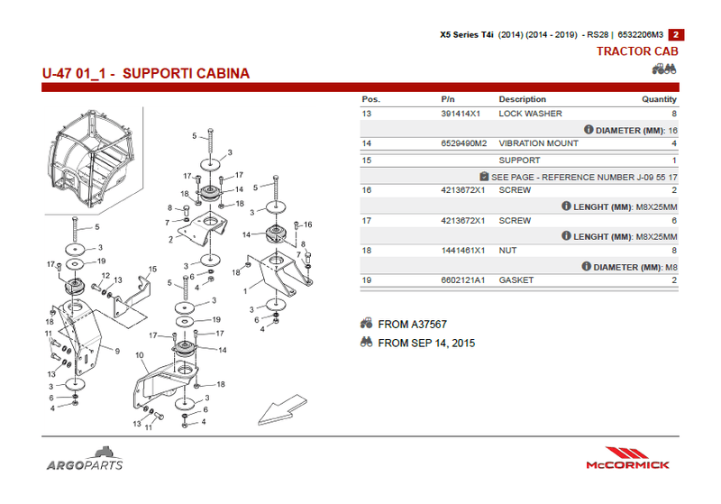 McCormick X5.40 Parts Catalog PDF | 2014 - 2019 | T4i