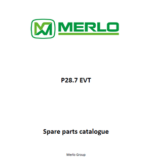 Merlo P28.7 EVT parts catalog