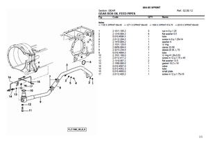 Lamborghini 684-85 Sprint parts catalog