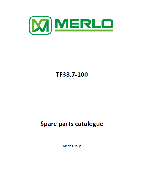 Merlo TF38.7-100 parts catalog
