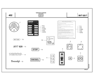 Manitou MVT628 parts catalog (Rexroth Comfort Line E2)