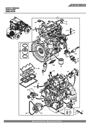 Manitou MLA3-25 H P ST5 S1 parts catalog