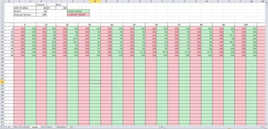 Excavation Take-off Plot Template