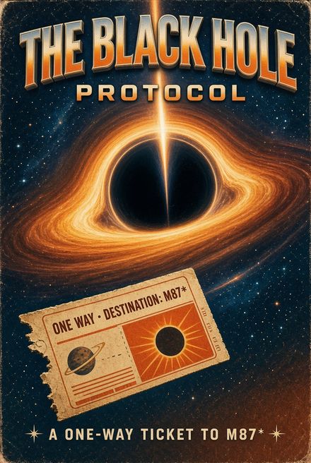 THE BLACK HOLE PROTOCOL: A One-Way Ticket to M87*