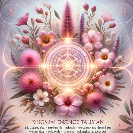 🌸 Woman Essence Talisman: Empowered by Bush Flower Essences 🌸