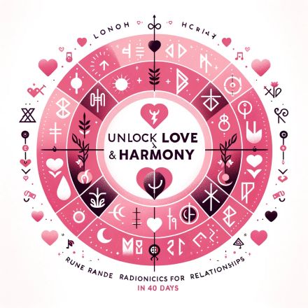 Unlock Love &amp; Harmony: Rune Radionics for Relationships in 40 Days