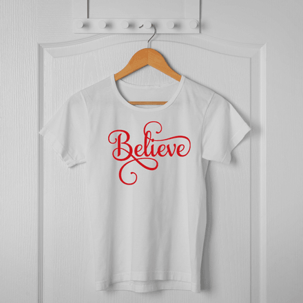 Believe Cotton T shirt for Women