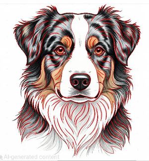 Australian sheppard Pattern