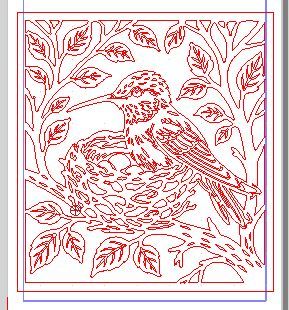 Hummingbird Nesting pattern