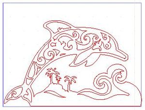 Dolphins Patterns 2 ea