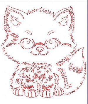 Baby Fox Pattern