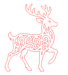 Reindeer pattern