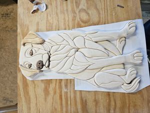 Labrador Intarsia pattern