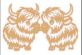 Highlands kissing pattern