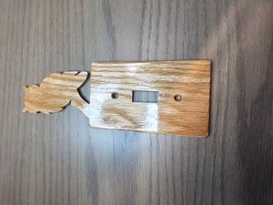 Owl single switch cover pattern