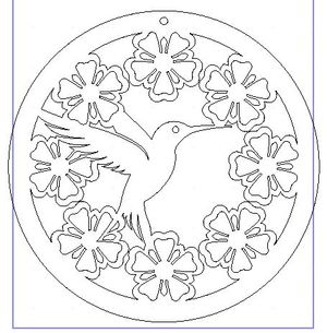 Hummingbird dream catcher Pattern