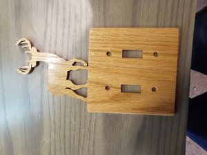 Buck double switch cover Pattern