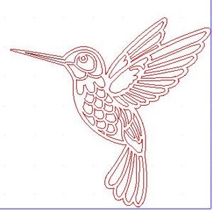 Filigree Hummingbirds Pattern 2 ea