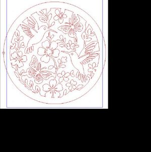 Hummingbird Trivet Pattern