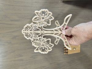 Lilly flower cross 2 Pattern