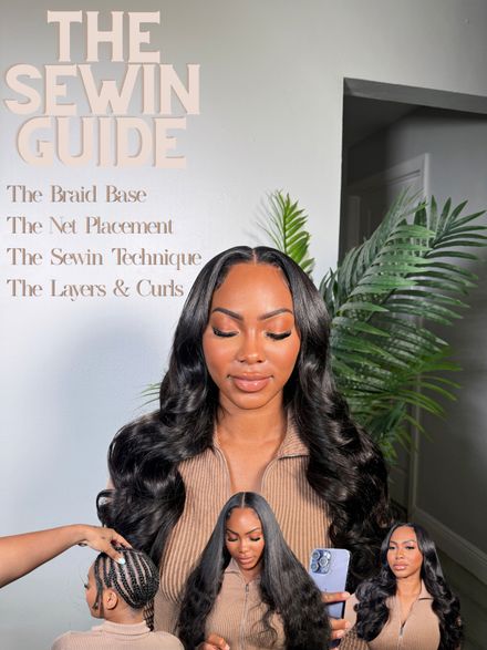 Ultimate Flat &amp; Seamless Sew-In Masterclass (Digital Download)+ Raw Hair Supplier