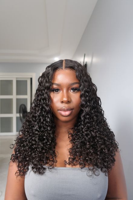 360 Curly Frontal Wig Unit