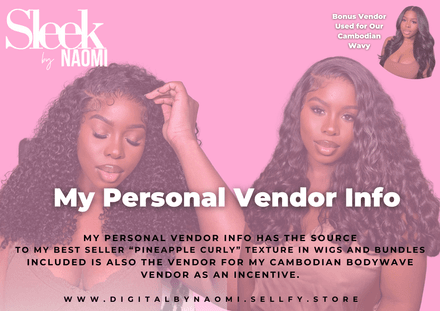 My Personal Vendor Info List[ 2022-2026] vendor