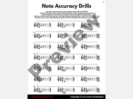 Note Accuracy Drills