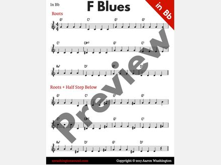 F Blues: Fundamental Exercises (in Bb)