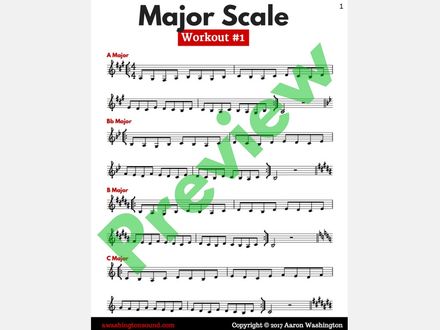 Major Scale Workout #1