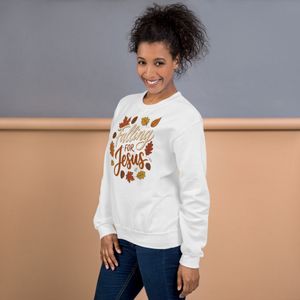 Falling For Jesus Sweater || Christian Cozy Apparel
