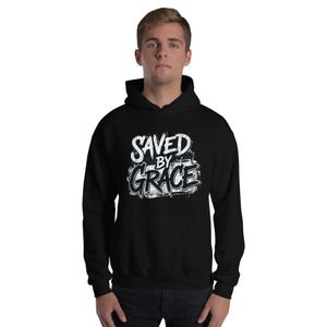 Saved By Grace Hoodie || Christian Streetwear 