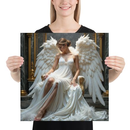 An Angel&#x27;s Grace on Marble