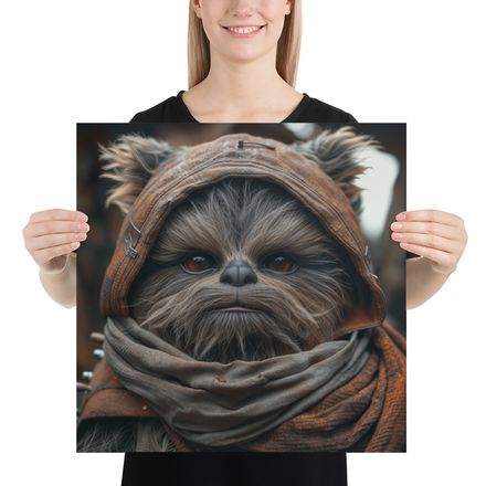Woodland Guardian: Ewok Portrait